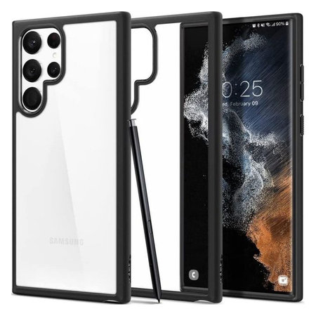 Spigen - Case Ultra Hybrid for Samsung Galaxy S22 Ultra, matte black