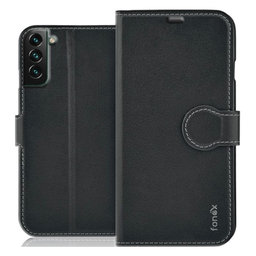 Fonex - Case Book Identity for Samsung Galaxy S22+, black