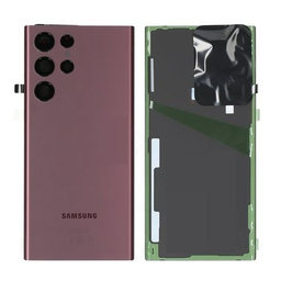 Samsung Galaxy S22 Ultra S908B - Battery Cover (Burgundy) - GH82-27457B Genuine Service Pack