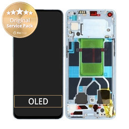 Oppo Reno 6 5G CPH2251 - LCD Display + Touch Screen + Frame (Arctic Blue) - 4907750 Genuine Service Pack