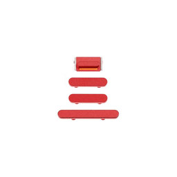 Apple iPhone 13, 13 Mini - Side Buttons (Red)