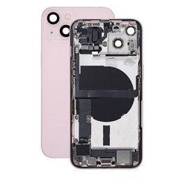 Apple iPhone 13 - Rear Housing with Small Parts (Pink)