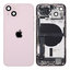 Apple iPhone 13 - Rear Housing with Small Parts (Pink)
