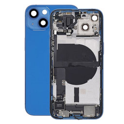 Apple iPhone 13 - Rear Housing with Small Parts (Blue)