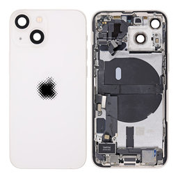 Apple iPhone 13 Mini - Rear Housing with Small Parts (Starlight)