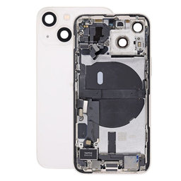 Apple iPhone 13 Mini - Rear Housing with Small Parts (Starlight)