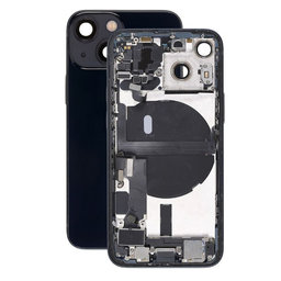 Apple iPhone 13 Mini - Rear Housing with Small Parts (Midnight)