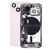 Apple iPhone 13 Mini - Rear Housing with Small Parts (Pink)