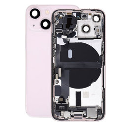 Apple iPhone 13 Mini - Rear Housing with Small Parts (Pink)