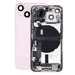 Apple iPhone 13 Mini - Rear Housing with Small Parts (Pink)