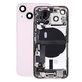 Apple iPhone 13 Mini - Rear Housing with Small Parts (Pink)