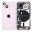Apple iPhone 13 Mini - Rear Housing with Small Parts (Pink)