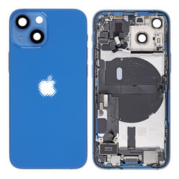 Apple iPhone 13 Mini - Rear Housing with Small Parts (Blue)
