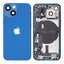 Apple iPhone 13 Mini - Rear Housing with Small Parts (Blue)