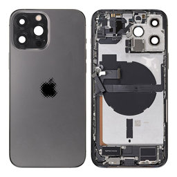 Apple iPhone 13 Pro Max - Rear Housing with Small Parts (Graphite)