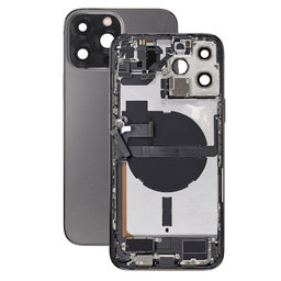 Apple iPhone 13 Pro Max - Rear Housing with Small Parts (Graphite)