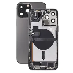 Apple iPhone 13 Pro Max - Rear Housing with Small Parts (Graphite)