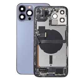 Apple iPhone 13 Pro Max - Rear Housing with Small Parts (Blue)