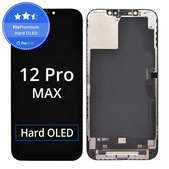 Display Hard OLED for iPhone 12 Pro Max, Touch Screen with Frame, FixPremium