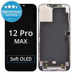 Apple iPhone 12 Pro Max - LCD Display + Touch Screen + Frame Soft OLED FixPremium