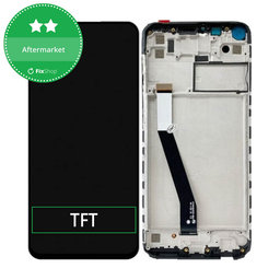 Xiaomi Redmi Note 9 - LCD Display + Touch Screen + Frame (Black) TFT