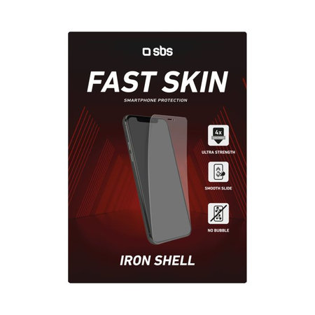SBS - FastSkin Screen Protector Iron Shell - Apple iPhone X, XS & 11 Pro & 11 Pro (Edge to Edge)