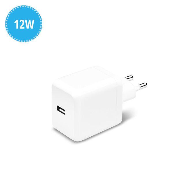 USB-A charging adapter, 12W, compatible with Apple