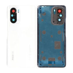 Xiaomi Poco F3 - Battery Cover (Arctic White) - 56000DK11A00 Genuine Service Pack