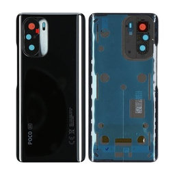 Xiaomi Poco F3 - Battery Cover (Night Black) - 56000EK11A00 Genuine Service Pack
