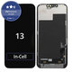 Display In-Cell FHD for iPhone 13, Touch Screen with Frame, FixPremium