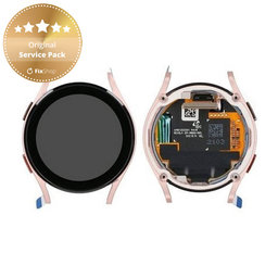 Samsung Galaxy Watch 4 40mm R865 - LCD Display + Touch Screen + Frame (Pink Gold) - GH97-26411D Genuine Service Pack