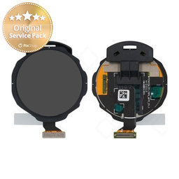 Samsung Galaxy Watch 4 Classic 46mm R895 - LCD Display + Touch Screen + Frame (Black) - GH96-14426A Genuine Service Pack