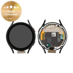 Samsung Galaxy Watch 4 44mm R870 R875 - LCD Display + Touch Screen + Frame (Black) - GH97-26410A Genuine Service Pack