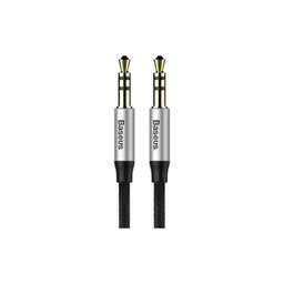 Baseus - Aux Cable (1m), silver/black