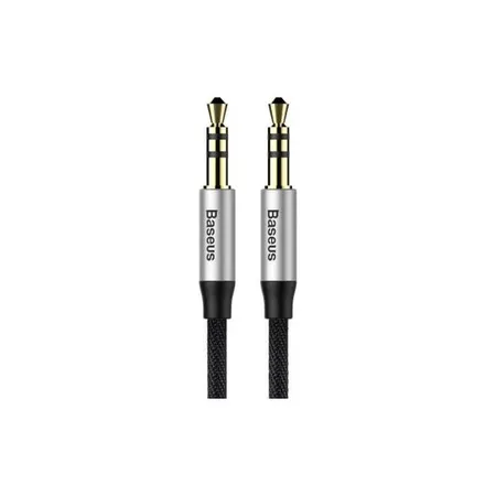 Baseus - Aux Cable (1m), silver/black