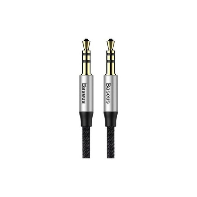 Baseus - Aux Cable (1m), silver/black