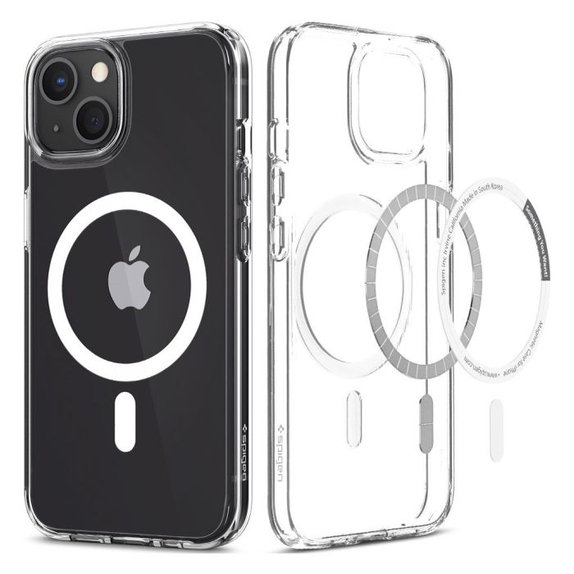 Spigen - Case Ultra Hybrid with MagSafe for iPhone 13 mini, white