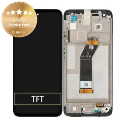 Xiaomi Redmi 10 (2022) 21121119SG 22011119UY - LCD Display + Touch Screen + Frame (Carbon Gray) - 560001K19S00 Genuine Service Pack