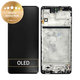 Samsung Galaxy M53 5G M536B - LCD Display + Touch Screen + Frame (Black) - GH82-28812A, GH82-28895A Genuine Service Pack