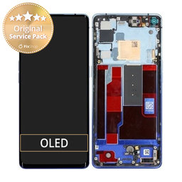 Oppo Find X2 Neo - LCD Display + Touch Screen + Frame (Starry Blue) - 4904018 Genuine Service Pack