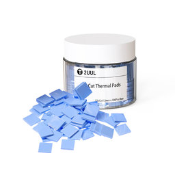 2UUL Pre-Cut Thermal Silicone Pads - 12 x 12 x 1.5mm (100pcs)