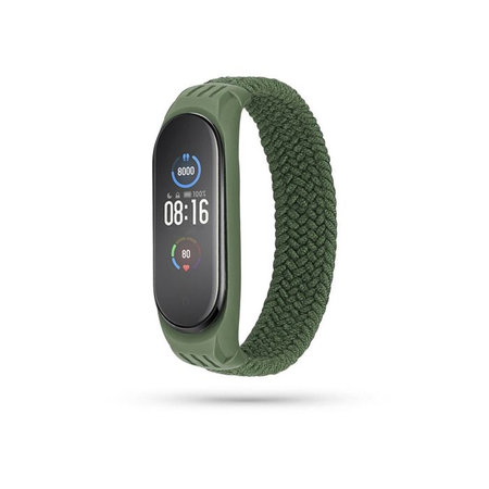 Tech-Protect - Strap Loop for Xiaomi Mi Band 5, 6, 6 NFC, army green
