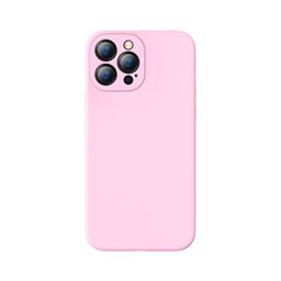 Baseus - Case Liquid Gel for iPhone 13 Pro, pink