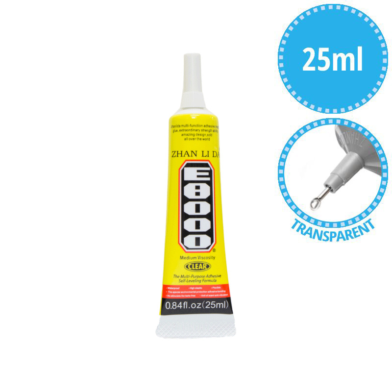 Adhesive E8000 25ml Transparent FixShop