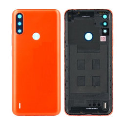 Motorola Moto E7 Power, E7i Power - Battery Cover (Coral Red) - 5S58C18232, 5S58C18263 Genuine Service Pack