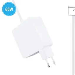 MagSafe 2 charging adapter, 60W, compatible with Apple