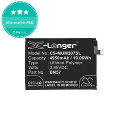 Xiaomi Poco X3 NFC, X3 Pro - Battery BN57 4950mAh HQ