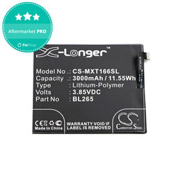 Motorola Moto M XT1663 - Battery BL265 3000mAh HQ