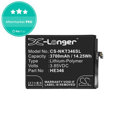 Nokia 7 Plus - Battery HE346 3700mAh HQ