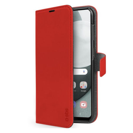 SBS - Case Book Wallet Stand for Samsung Galaxy A53, red